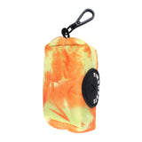 Maxbell Pet Waste Bag Dispenser for Pooper with Buckle Clip Dog Poop Bag Holder Orange Yellow