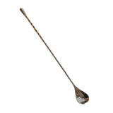 Max Long Handle Spoon Stainless Steel Mixing Ice Milkshake Spoon  black
