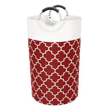 Maxbell Laundry Organizer Bag Storage Clothes Basket for Bedroom Bathroom Red