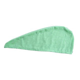 Maxbell Absorbent Twist Turban Hair Drying Towel Long Hair Wrap Green