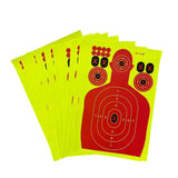 Maxbell 10x Reactive Splatter Targets Stickers Self Adhesive for Outdoor Accessory