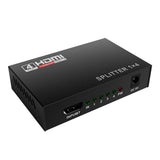 Maxbell HDMI Splitter Box Full HD 1080p Video 1 Port to 4 Port Split Out V1.4 Power