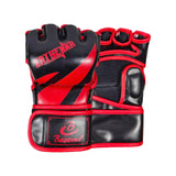 Maxbell Mma Gloves Half Finger Training Boxing Gloves Hand Wraps Kick Boxing Gloves Black Red