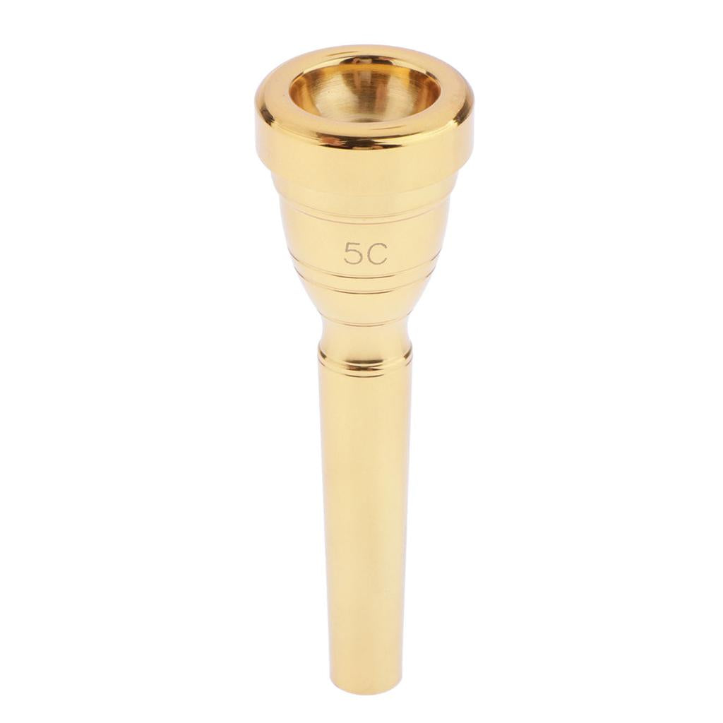 Max Trumpet Accessories 5C Size Mega Rich Tone Bullet Shape Trumpet Mouthpiece