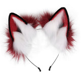 Maxbell Ears Headband Fancy Dress Costume Cosplay Gift Dress up Red Orange White