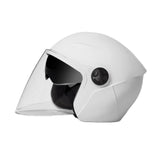 Maxbell Universal Motorcycle Helmet 2 Visors for Commuting Cycling Motorbike White
