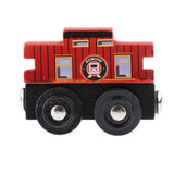 Maxbell Wooden Magnetic Train Carriage for Toy Trains Accessories Tour Carriage