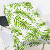 Maxbell Tropical Plants Printed Table Cloth Floral Pattern Table Cover Rectangle-14 - Aladdin Shoppers