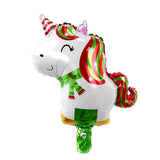 Maxbell 10pcs Mini Christmas Aluminum Foil Balloon Xmas Party Decor Props Unicorn