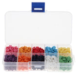 Maxbell 1000pcs Mixed Color Snowflake Resin Buttons for DIY Crafts Embellishment 6mm