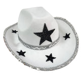 Maxbell Wide Brim Western Style Cowboy Hat Sunhat for Unisex Adult Party Favors