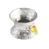Maxbell Pure Tin Tea Filter Strainer Leaf Shaped Kung Fu Tea Tool Crab base