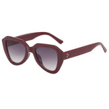 Max Vintage Women Sunglasses Triangle Sunglass Men Eyewear Cat Eye Sun Glasses Red
