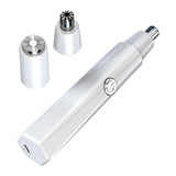 Maxbell Ear and Nose Hair Trimmer Clipper IPX5 Waterproof Groomer Personal Trimmer White