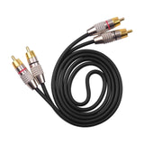 Maxbell Maxbell 2RCA to 2RCA Stereo Audio Cable Multipurpose for Subwoofer Home Audio 0.5m