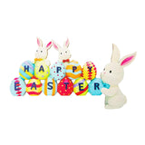 Maxbell Door Frame Door Decoration Sign Easter Sign for Door Photo Props Spring 22cmx13.2cm