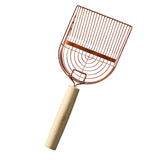 Maxbell Litter Scooper Kitten Reptile Sand Shovel Durable Cat Litter Spoon with Hook Style A