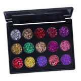 Maxbell 15 Color Eyeshadow Makeup Glitter Sparkle Powder Eye Shadow Palette 02 Color