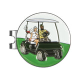 Maxbell Golf Ball Marker Hat Clip Giveaways Removable 25mm Magnetic Ball Marker Car Pattern