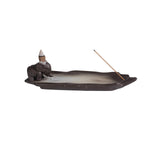 Maxbell Backflow Incense Cone Burner Waterfall Incense Cone Holder for Tabletop Elephant