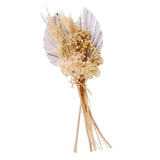 Maxbell Natural Dried Wedding Flower Livingroom Home Boho Dried Pampas Grass Bouquet Silver