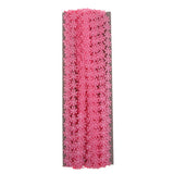 Maxbell 15 Yard 12mm Daisy Flower Embroidery Lace Trim Ribbon Sewing Crafts Rose Red