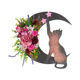 Maxbell Artificial cat Wreath Wall Door Easter for Door Party Decor Fall