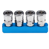 Max 1/4 Air Hose Compressor Connector Adapter Fitting Quick Connection SML-4