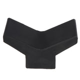Max Boat Trailer Tie Down Engineering Bow V Stop 7" with 14mm Hole Black Rubber