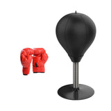 Maxbell Speed Ball Desktop Punching Bag Boxing Muay thai Punch Ball Boxing Ball Black Kids Red Glove