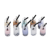 Max 20Pcs Resin Pearl Milk Tea Bottle Charms Pendant DIY Craft Jewelry Making