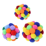 Max Pet Cat Toy Set Colorful Bouncy Balls Cat Catch Exercise Interactive Play