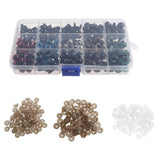 Maxbell 264 Pieces Plastic Safety Eyes with Washer Buckle for Teddy Bear Doll Soft Puppet DIY Crafts Supplies