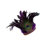 Maxbell Indian Feather Headband Stage Show Costume Accessories Dress up Festival With Peacock 49-54CM