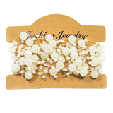 Maxbell Frosted Beads Chain for Wedding Backdrop,Beaded Curation, Bridal Bouquet