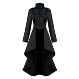 Max Retro Style Victorian Gothic Coat Jacket Medieval Tailcoat Outerwear L
