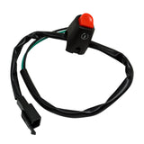 Maxbell Motorcycle Modification Start Ignition Switch Handlebar Mount Durable Sturdy