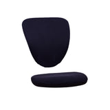 Max Maxb Modern Office Computer Chair Cover Polyester Elastic Fabric Removable Black
