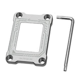Maxbell CPU Fixing Buckle Lightweight Aluminum Alloy with Wrench for LGA1800 Silver Grey