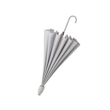 Maxbell Long Handle Umbrella Auto Open Weatherproof Travel Umbrella Rain Umbrellas Gray