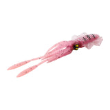Maxbell Soft Fishing Lure Artificial Durable Fishing Tackle Vivid Elastic Squid Bait Pink