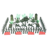 Max 167 Pieces Kids Children Playing Toy Soldiers Action Figure Men Playset Gift