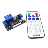 Max 5V Infrared IR  Remote Control Timer Delay Relay LED Tube Display Module