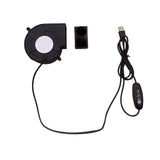 Maxbell BBQ Blower 5V Fire Stove Fan Grills Fan for Camping Cooking Accessories USB Adjustable Set B