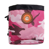 Maxbell Small Pet Dog Snack Waist Pouch Dog Snack Treat Bag Pink+Camouflage