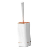 Maxbell Toilet Brush and Holder Compact Quick Dry Punch Free for Toliet Household White