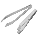 Maxbell 2 Pieces Fish Bone Tweezers Set Garlic Tweezer Remover Tool Vegetables Tools