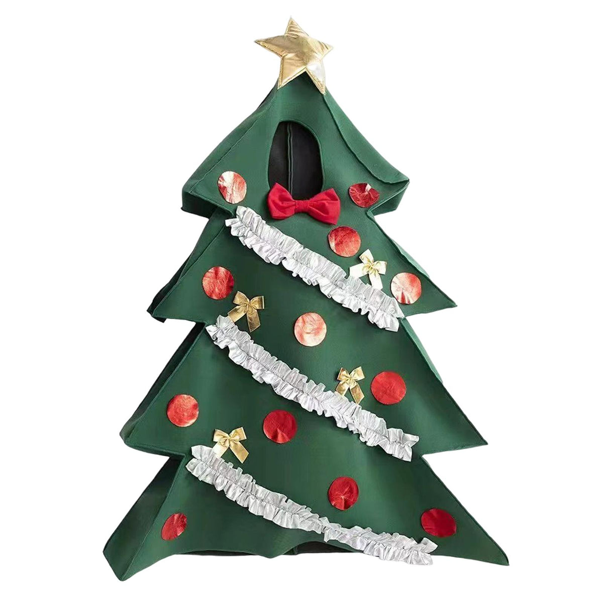 Maxbell Christmas Tree Costume Xmas Party Clothes for Halloween Xmas Photo Prop