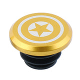 Maxbell 1 Piece Alloy Bicycle Bike Handlebar End Plugs Bar End Cap Golden B