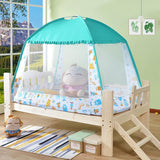 Maxbell Baby Crib Tent for Bed Mosquito Net Canopy Safety Playpen Blue 75 x 150 cm